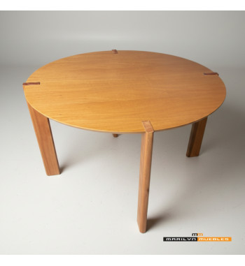 MESA NORDICA REDONDA 110CMS