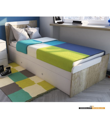 CAMA 1 PLAZA CON CARRO...